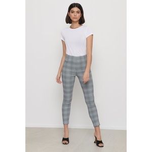 High Waisted Plaid Pants